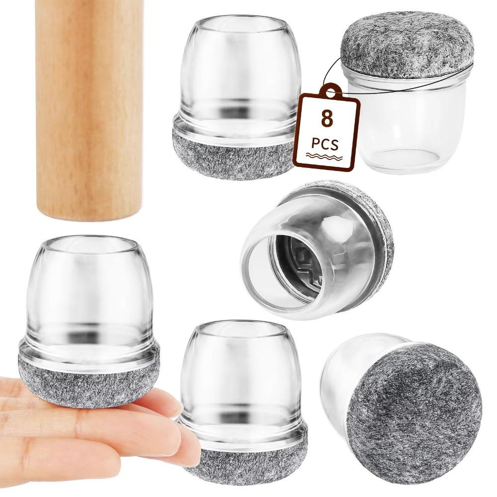 8pcs Silicon Furniture Floor Feet Cup Felt Bottom Furniture Table Leg Pad Home Brown Diameter 14-19mm
8pcs Silicon Furniture Floor Feet Cup Felt Bottom Furniture Table Leg Pad Home Brown Diameter 14-19mm