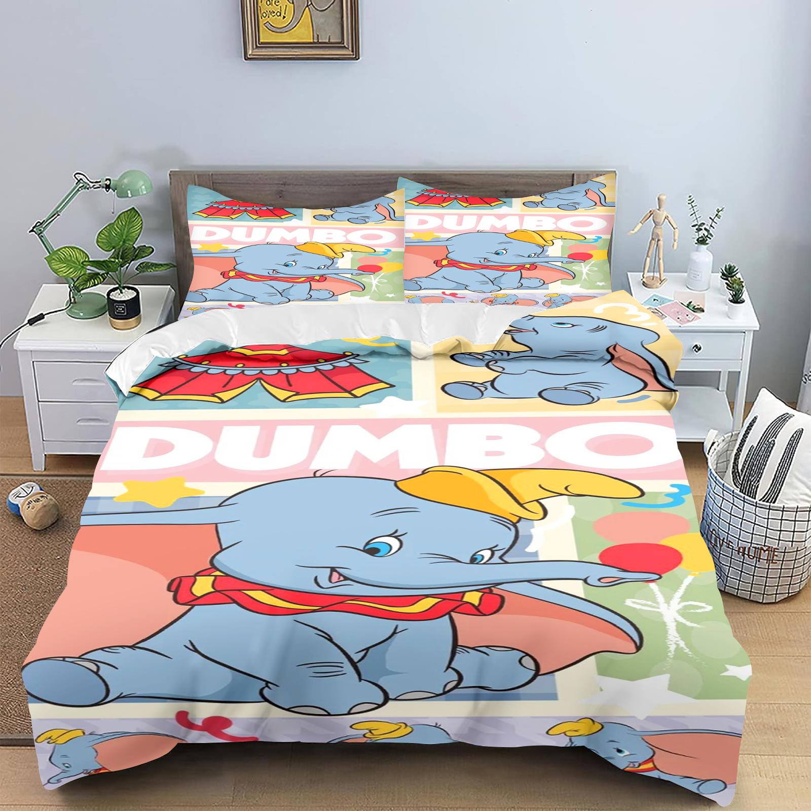 Dumbo Comforte Bedroom Printed Cartoon Quilt Cover Bedding Set With Pillowcase Suitable For Children And Adults 173X233CM
Dumbo Comforte Bedroom Printed Cartoon Quilt Cover Bedding Set With Pillowcase Suitable For Children And Adults 173X233CM