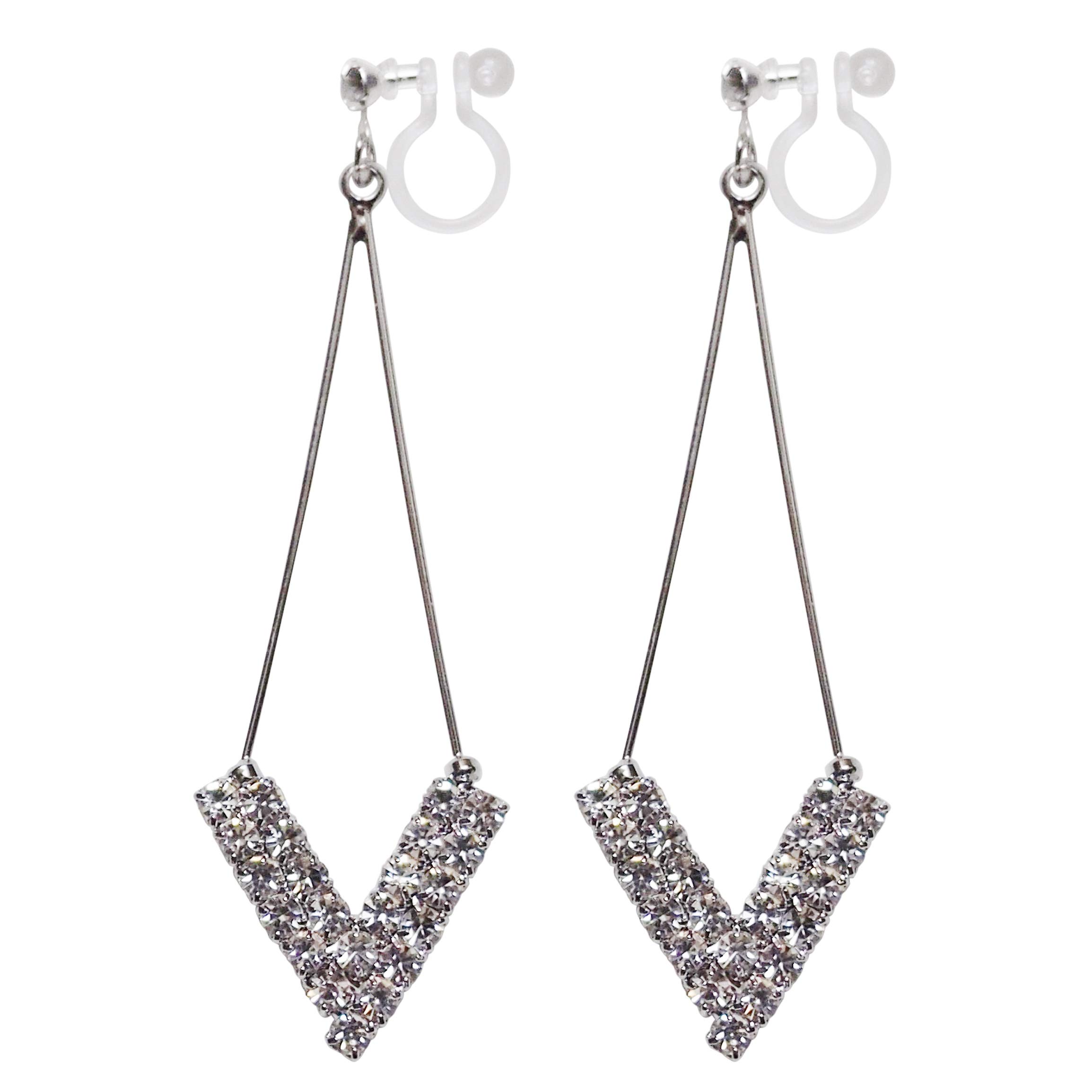 Earrings Earrings Silver Crystal Earrings Popular Painless Triangle Earrings Elegant Adults Resin Earrings Miyabi Grace Miyabi Grace Women s
Earrings Earrings Silver Crystal Earrings Popular Painless Triangle Earrings Elegant Adults Resin Earrings Miyabi Grace Miyabi Grace Women s