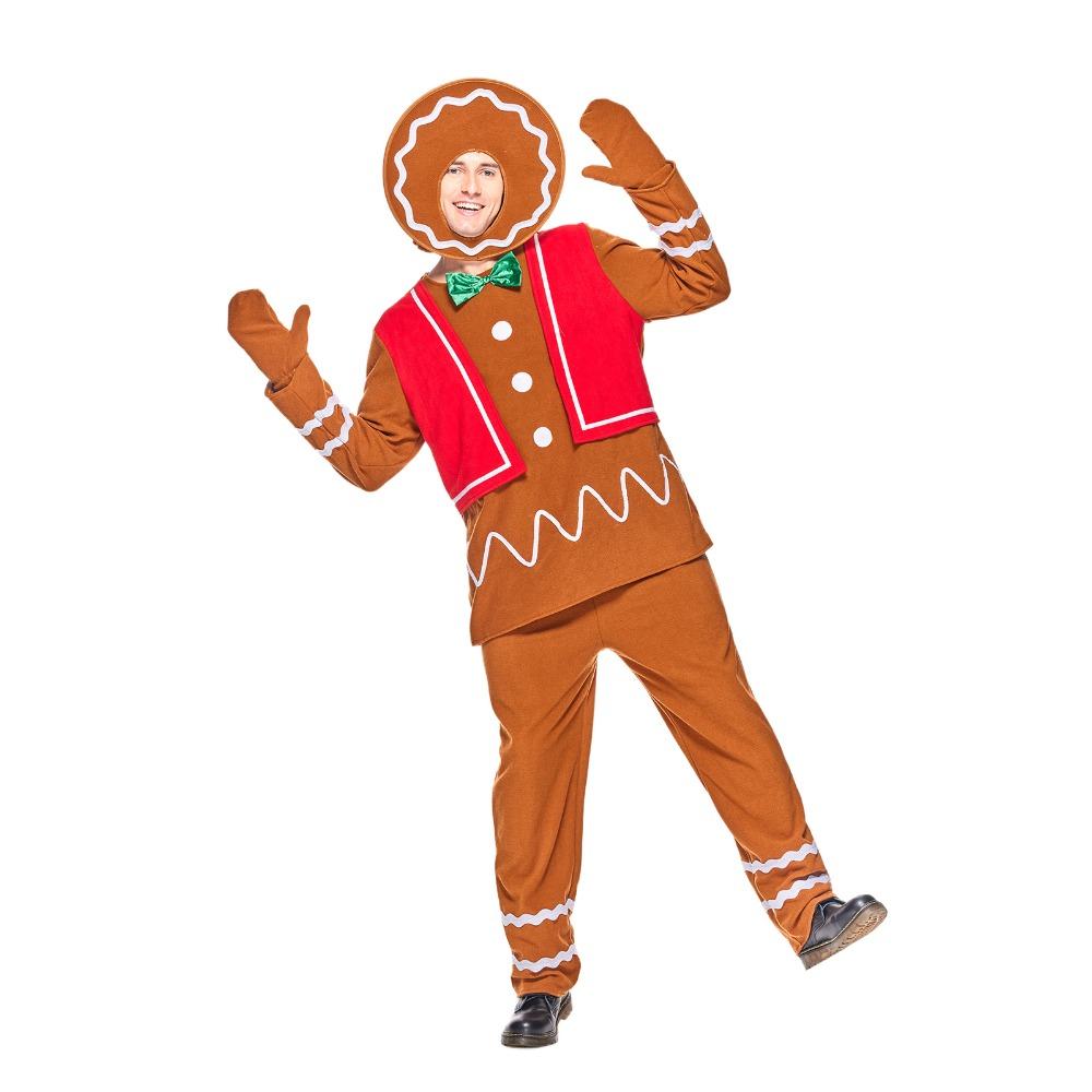 Костюм Пряничного человечка для взрослых Делюкс Мужские рождественские костюмы печенья L
Костюм Пряничного человечка для взрослых Делюкс Мужские рождественские костюмы печенья L