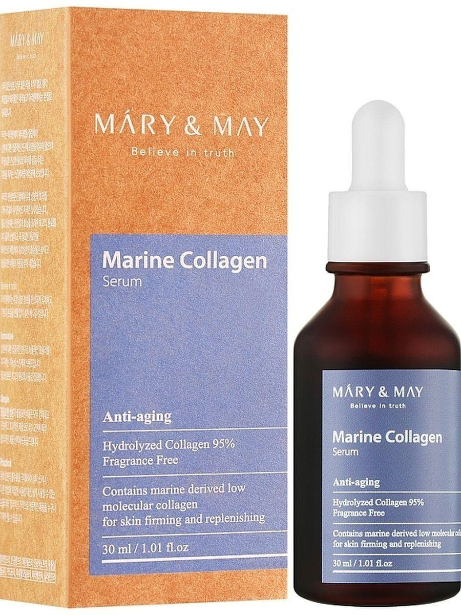 Сыворотка с морским коллагеном Mary&May, антивозрастная, корейская косметика, Kbeauty, пробник
Сыворотка с морским коллагеном Mary&May, антивозрастная, корейская косметика, Kbeauty, пробник