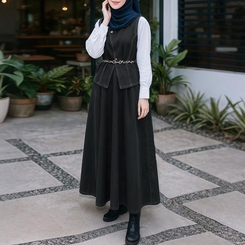 ZANZEA Women Sleeveless Vest Tops and Long Skirts Casual Two Piece Suit Sets 2XL чорний
ZANZEA Women Sleeveless Vest Tops and Long Skirts Casual Two Piece Suit Sets 2XL чорний