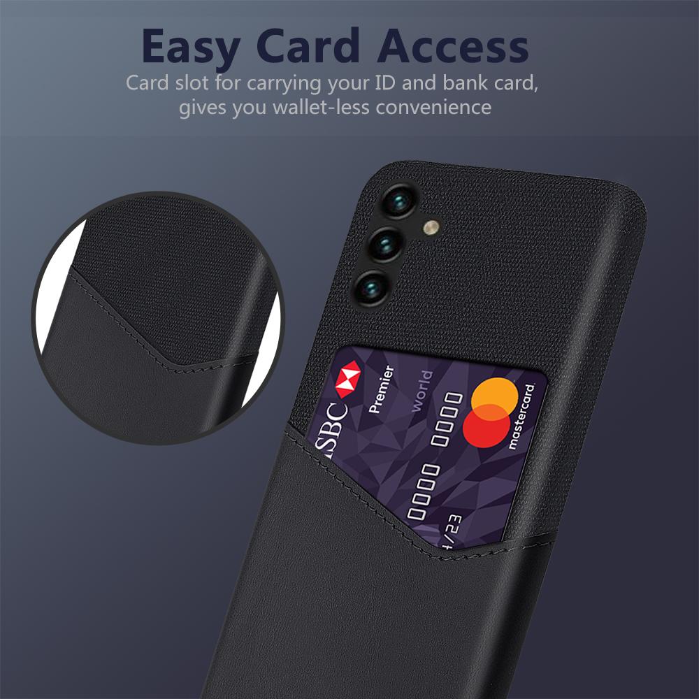 For Samsung Galaxy A34 5G Cloth Texture Card Holder Phone Case PU Leather Coated Hard PC Phone Cover Red
For Samsung Galaxy A34 5G Cloth Texture Card Holder Phone Case PU Leather Coated Hard PC Phone Cover Red