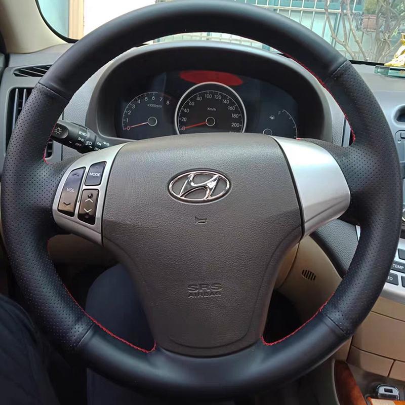 Нескользящий чехол из натуральной кожи на руль автомобиля, оплетка на 100% подходит для Hyundai Elantra 2008-2010, салон автомобиля
Нескользящий чехол из натуральной кожи на руль автомобиля, оплетка на 100% подходит для Hyundai Elantra 2008-2010, салон автомобиля