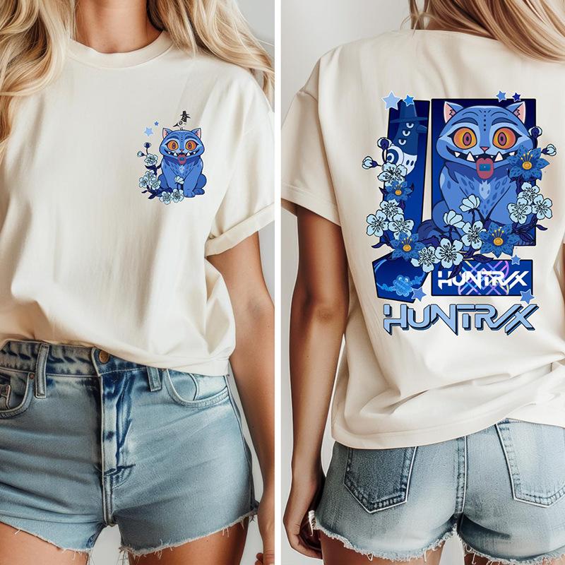 Женские футболки KPop Охотники на демонов с принтом Круглый вырез Короткий рукав Свободная хлопковая футболка XXXL
Женские футболки KPop Охотники на демонов с принтом Круглый вырез Короткий рукав Свободная хлопковая футболка XXXL