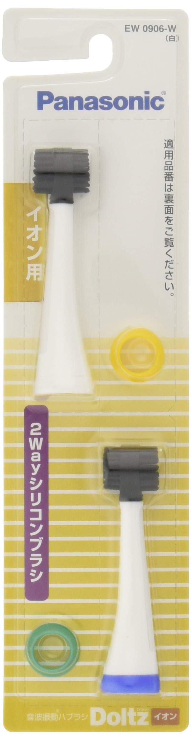 Panasonic Replacement Brush for Dolts Ion Silicone Type Set of 2 White 2-Way (6 Months) EW0906-W белый
Panasonic Replacement Brush for Dolts Ion Silicone Type Set of 2 White 2-Way (6 Months) EW0906-W белый