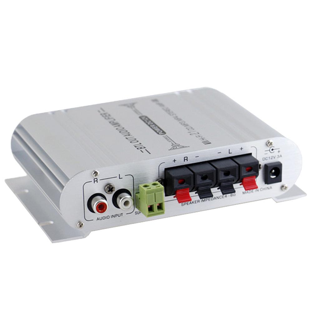 Bluetooth Mini Bookshelf 2.1 Subwoofer Digital Power Amplifier Unit Only срібний
Bluetooth Mini Bookshelf 2.1 Subwoofer Digital Power Amplifier Unit Only срібний