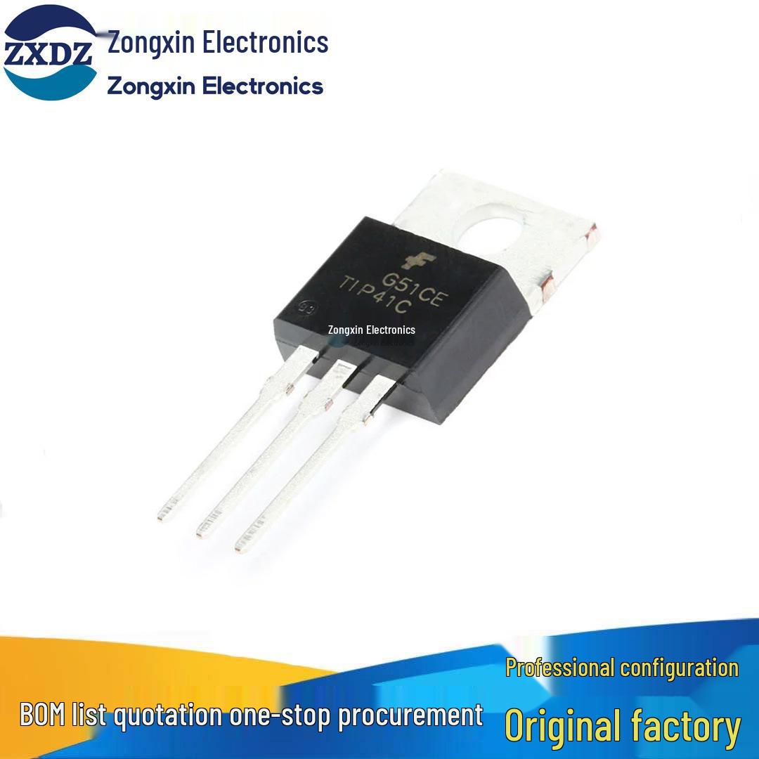 TIP41CTU TO-220 NPN Transistor 100V 6A Through-Hole
TIP41CTU TO-220 NPN Transistor 100V 6A Through-Hole