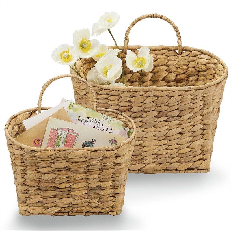 Fresh Woven Wall Baskets For Storage-Wicker For Organizing Basket Set Of 2 For Front Door, Mail Flowers
Fresh Woven Wall Baskets For Storage-Wicker For Organizing Basket Set Of 2 For Front Door, Mail Flowers