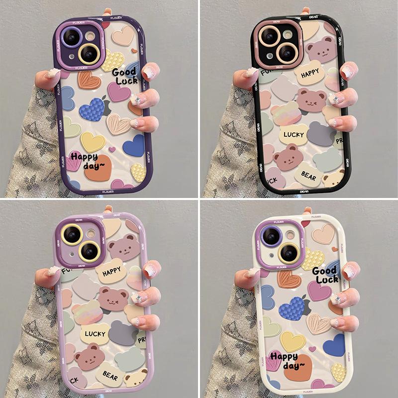 Applicable To Apple 16 Mobile Phone Case IPhone 15 Promax Transparent Silicone 13/12 Full Screen Color Love Anti-fall iPhone 16
Applicable To Apple 16 Mobile Phone Case IPhone 15 Promax Transparent Silicone 13/12 Full Screen Color Love Anti-fall iPhone 16