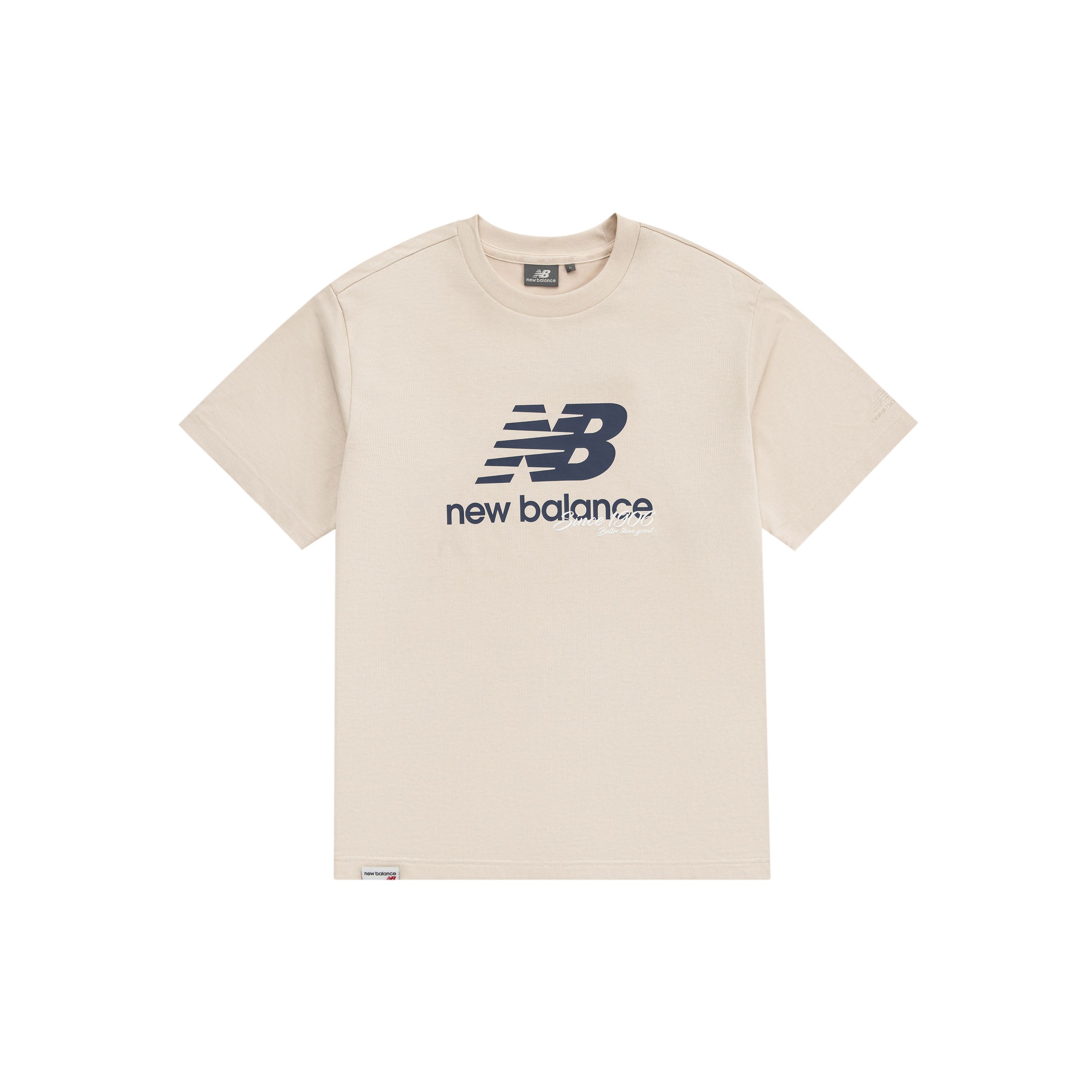 Пуловер с круглым вырезом и логотипом New Balance, футболка с короткими рукавами, мужские топы, светло-хаки, 5ED25333-CRE
Пуловер с круглым вырезом и логотипом New Balance, футболка с короткими рукавами, мужские топы, светло-хаки, 5ED25333-CRE