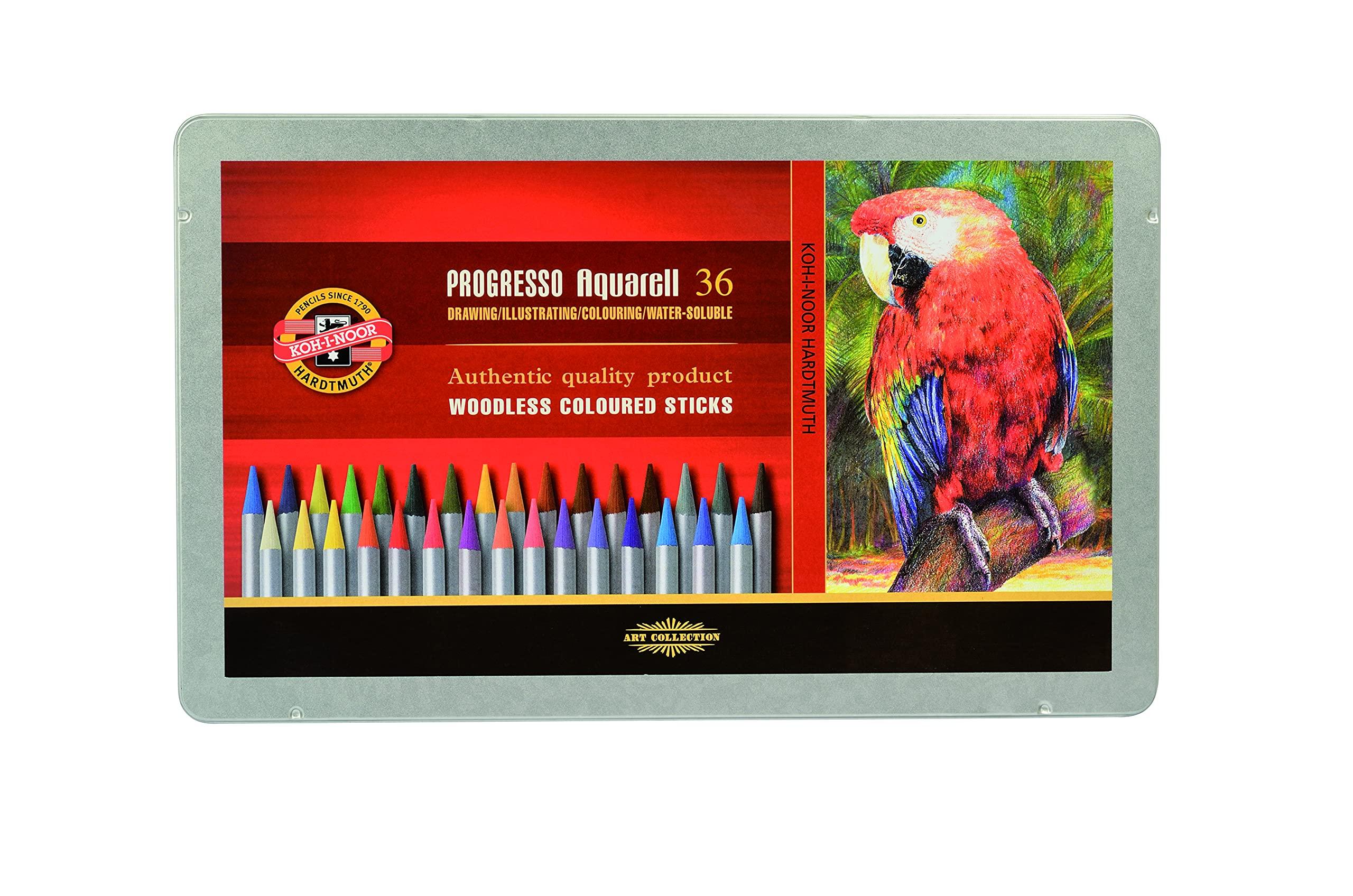 Kohinoor Water Soluble Colored Pencil Progresso Aquarelle 8785036001 8785 36 Color Set Genuine Imported Product
Kohinoor Water Soluble Colored Pencil Progresso Aquarelle 8785036001 8785 36 Color Set Genuine Imported Product