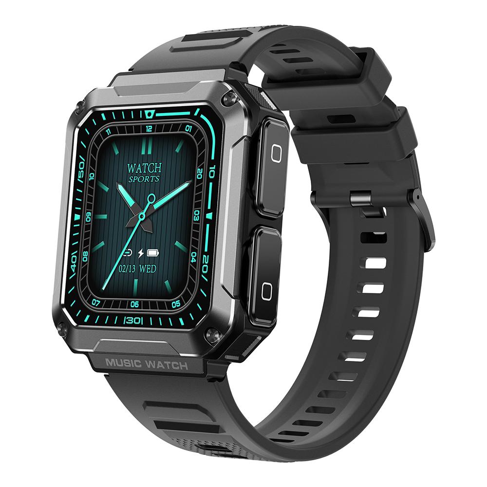 T93 Military Grade 1.96 HD Screen Sports Watch Local Music 4G Recording Bluetooth Call Smart Bracelet with Headset 
T93 Military Grade 1.96 HD Screen Sports Watch Local Music 4G Recording Bluetooth Call Smart Bracelet with Headset