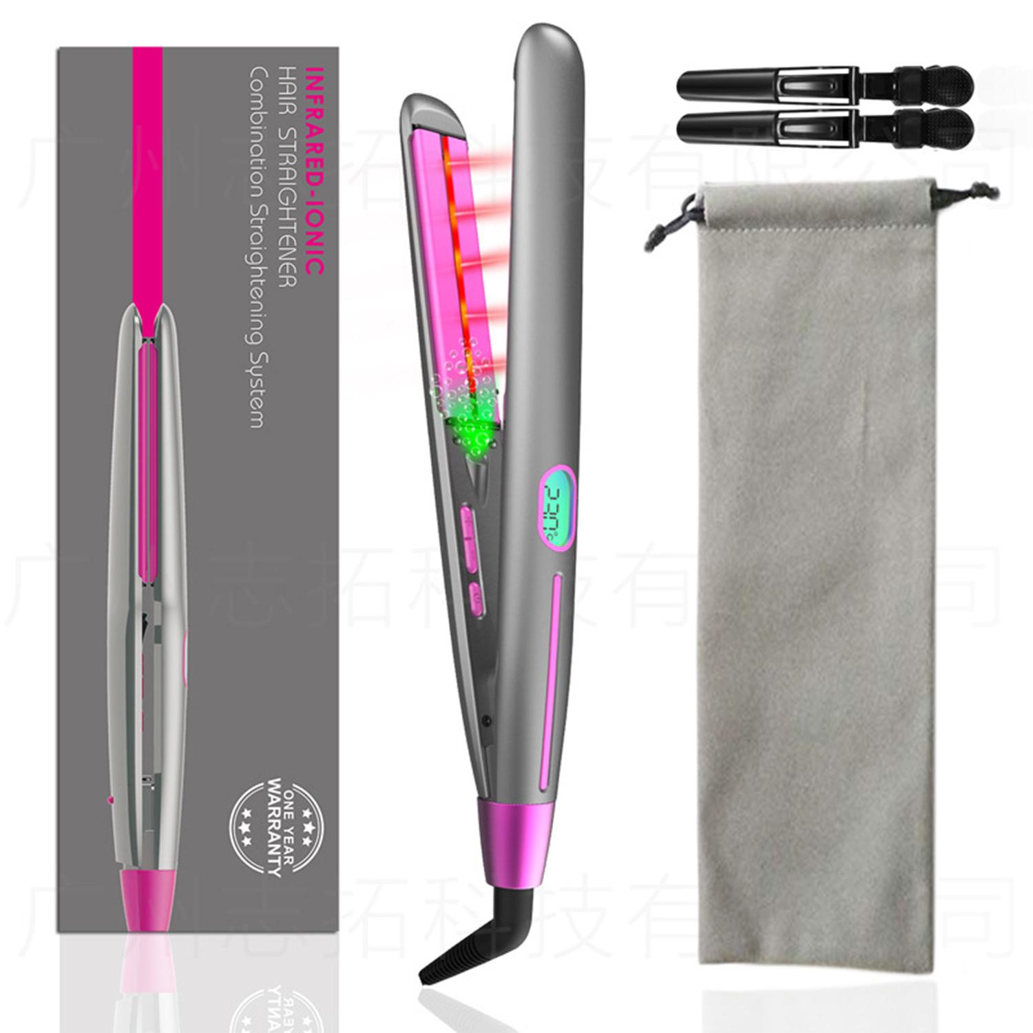 Инфракрасный выпрямитель для волос и бигуди с отрицательными ионами Инфракрасный анион двойного назначения 2 в 1 Выпрямитель для волос с бигуди European standard
Инфракрасный выпрямитель для волос и бигуди с отрицательными ионами Инфракрасный анион двойного назначения 2 в 1 Выпрямитель для волос с бигуди European standard