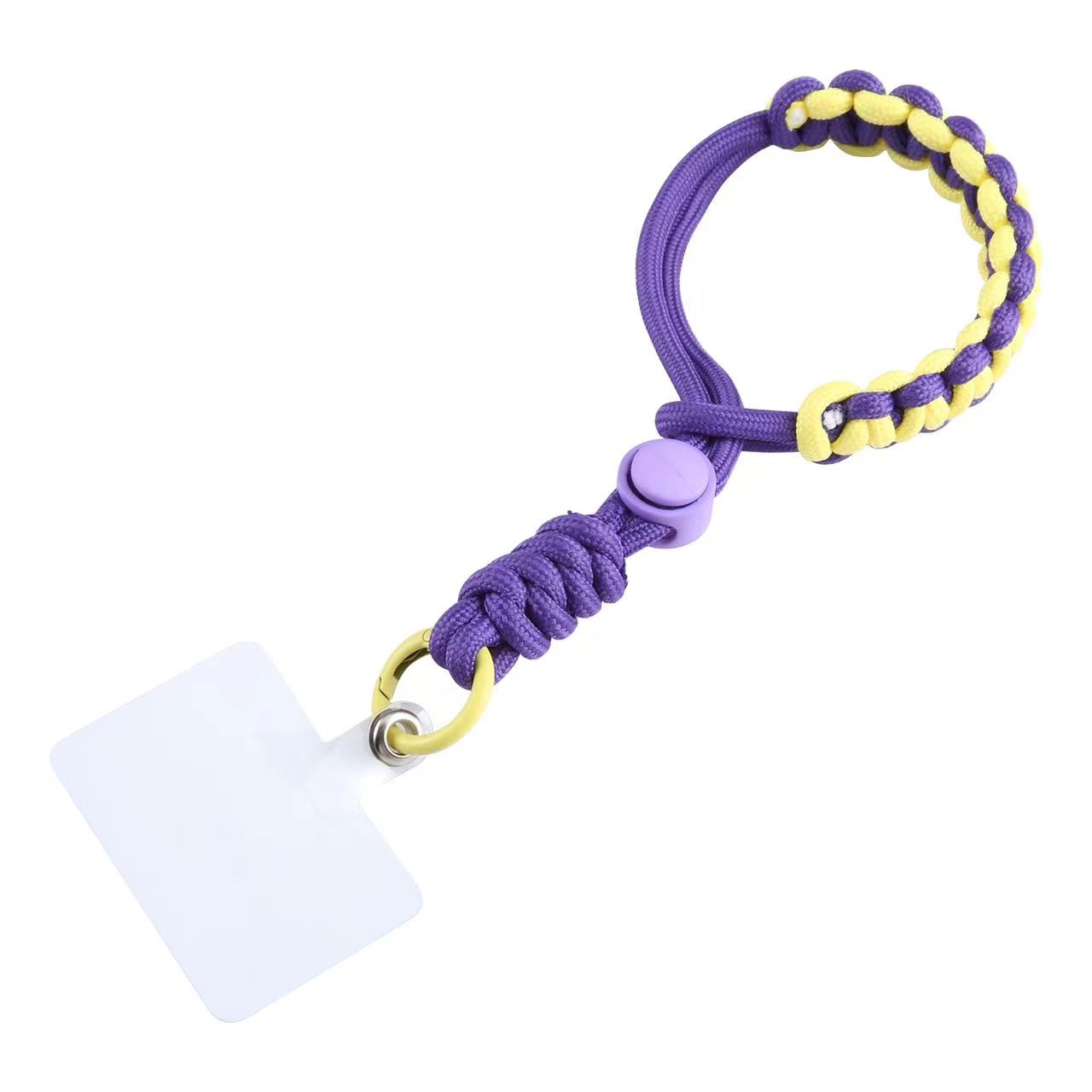 Phone Lanyard Wrist Strap 26cm Anti-Drop Hand-Woven Bracelet with Tether Tab Blue Red
Phone Lanyard Wrist Strap 26cm Anti-Drop Hand-Woven Bracelet with Tether Tab Blue Red