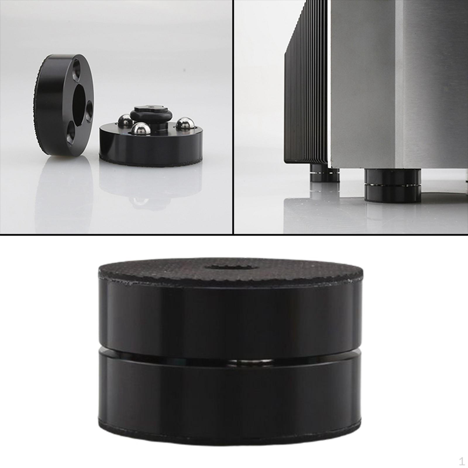 Isolation Base Stand Anti Vibration Feet Pad Absorb Shock Amplifier Pads for Audio Equipment Black
Isolation Base Stand Anti Vibration Feet Pad Absorb Shock Amplifier Pads for Audio Equipment Black