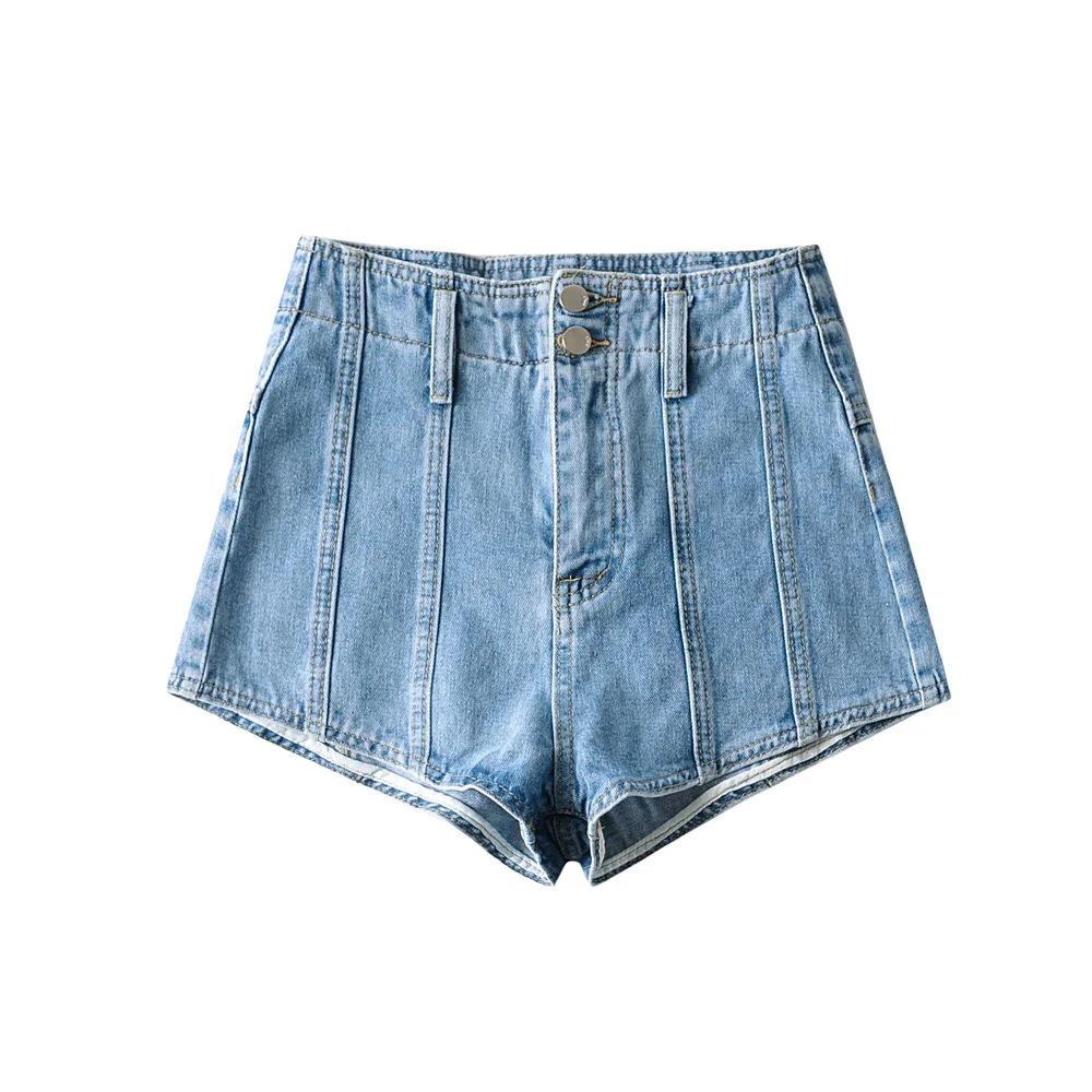 Spicy Girl Summer High Waist Denim Shorts - 6 Colors, 2-Button, Washed, Splice Wide Leg Extra Large светло-синий
Spicy Girl Summer High Waist Denim Shorts - 6 Colors, 2-Button, Washed, Splice Wide Leg Extra Large светло-синий