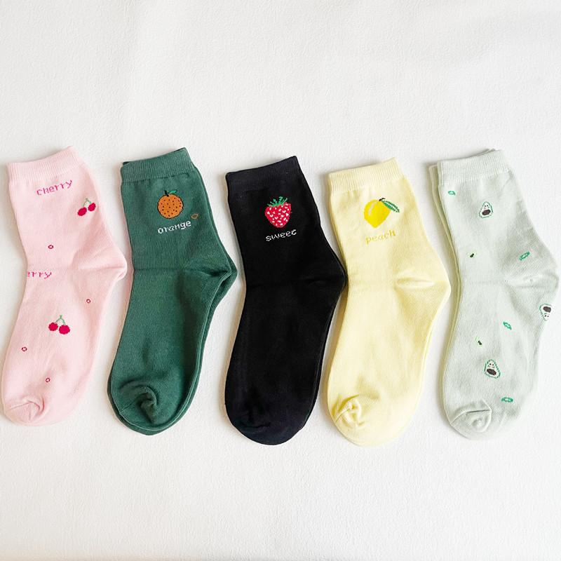 5 пар носков средней длины для девочек Four Seasons Can Wear Casual Cotton с фруктовым узором 5 Pairs чёрный
5 пар носков средней длины для девочек Four Seasons Can Wear Casual Cotton с фруктовым узором 5 Pairs чёрный