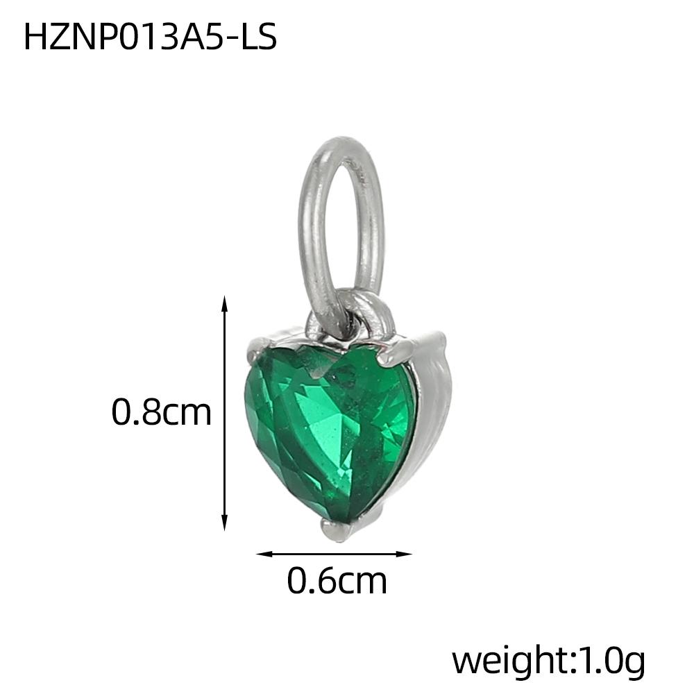 CARLIDANA High Quality 6mm CZ Heart Charms 14K Gold Plated Stainless Steel Zircon Heart Pendant For DIY Jewelry Accessories
CARLIDANA High Quality 6mm CZ Heart Charms 14K Gold Plated Stainless Steel Zircon Heart Pendant For DIY Jewelry Accessories