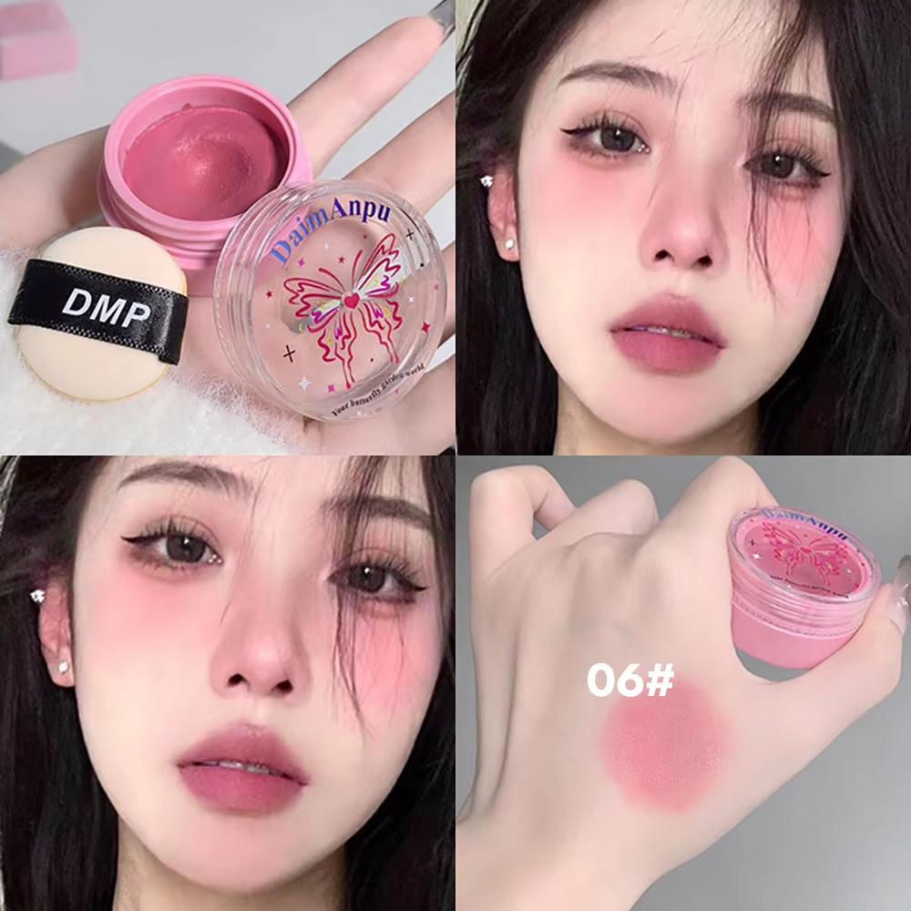 Airy Blush Clay Pigmented Powdery Cream Blusher DaimAnpu Long-Stating Tender Look Uplifting Color Matte Girlish Blush Pink D173-01#
Airy Blush Clay Pigmented Powdery Cream Blusher DaimAnpu Long-Stating Tender Look Uplifting Color Matte Girlish Blush Pink D173-01#