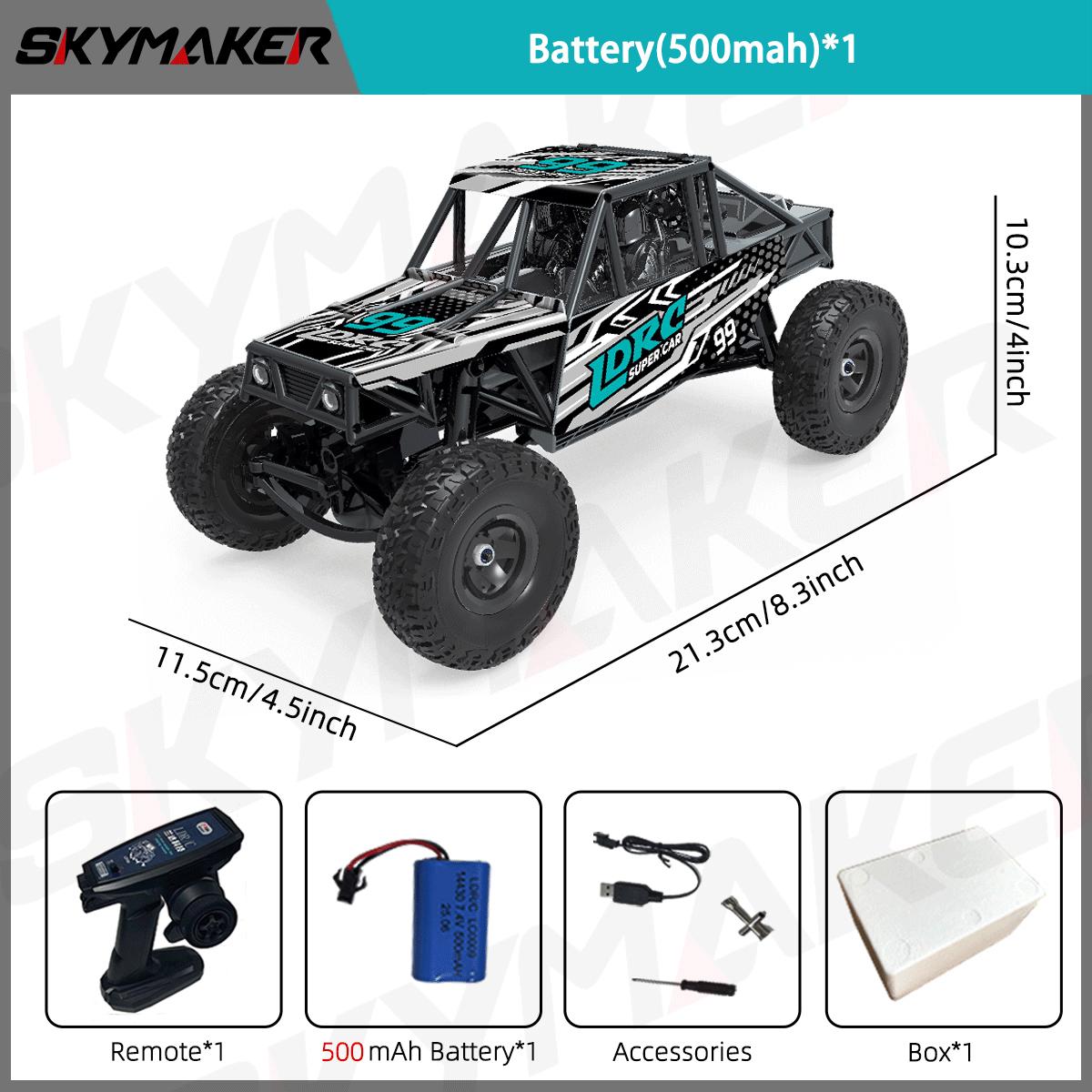 LDRC LD18499 1:18 Controle Remoto Modelo Off-road 2.4g Rc Tubo Rack Climbing Vehicle Four-wheel Drive Toy Model Carr for Kids
LDRC LD18499 1:18 Controle Remoto Modelo Off-road 2.4g Rc Tubo Rack Climbing Vehicle Four-wheel Drive Toy Model Carr for Kids