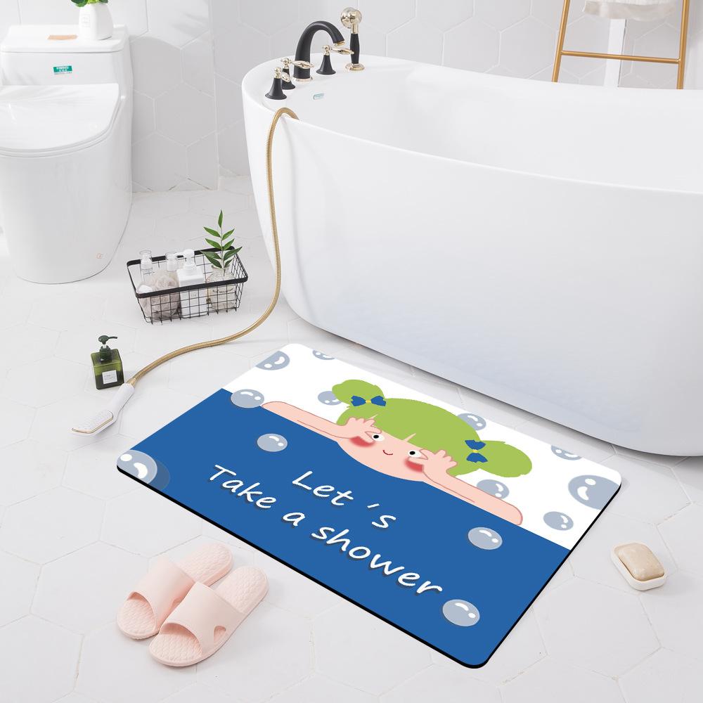 Bathroom Water-Absorbing Non-Slip Mat, Technical Velvet, Bathroom Foot Mat, Door Kitchen Floor Mat Generation 40*60cm
Bathroom Water-Absorbing Non-Slip Mat, Technical Velvet, Bathroom Foot Mat, Door Kitchen Floor Mat Generation 40*60cm