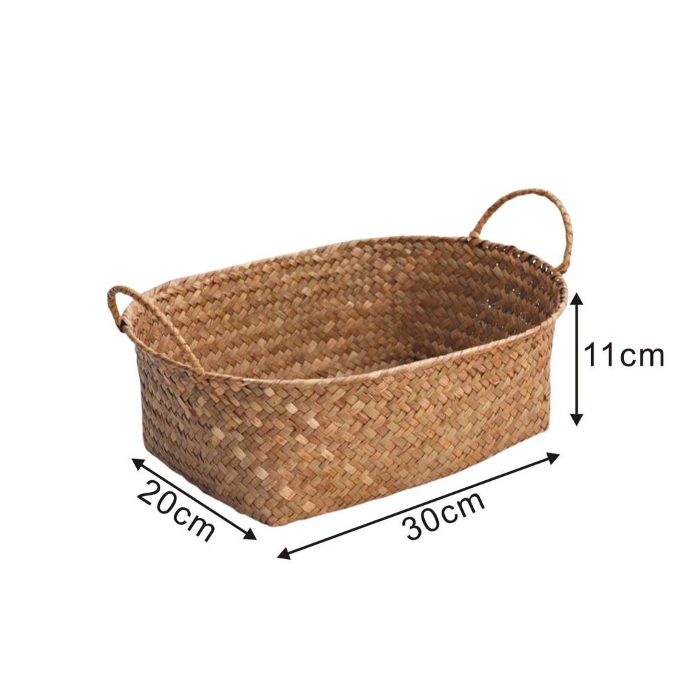 Portable Handwoven Rattan Basket Desktop Storage Tool Rattan Storage Basket Storage Baskets with Handle
Portable Handwoven Rattan Basket Desktop Storage Tool Rattan Storage Basket Storage Baskets with Handle