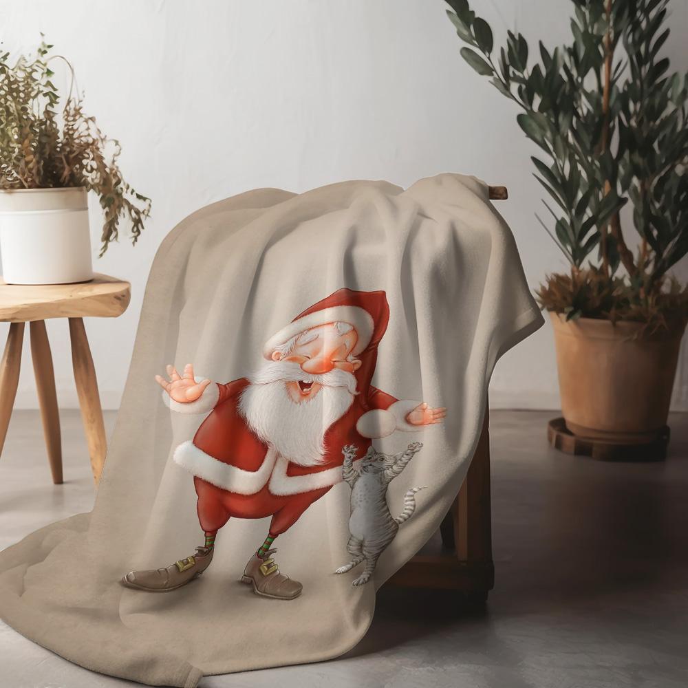 Tuniu Christmas Santa Claus Plush Blanket Sofa Bed Throw for Kids Teens Adults 75x90cm
Tuniu Christmas Santa Claus Plush Blanket Sofa Bed Throw for Kids Teens Adults 75x90cm