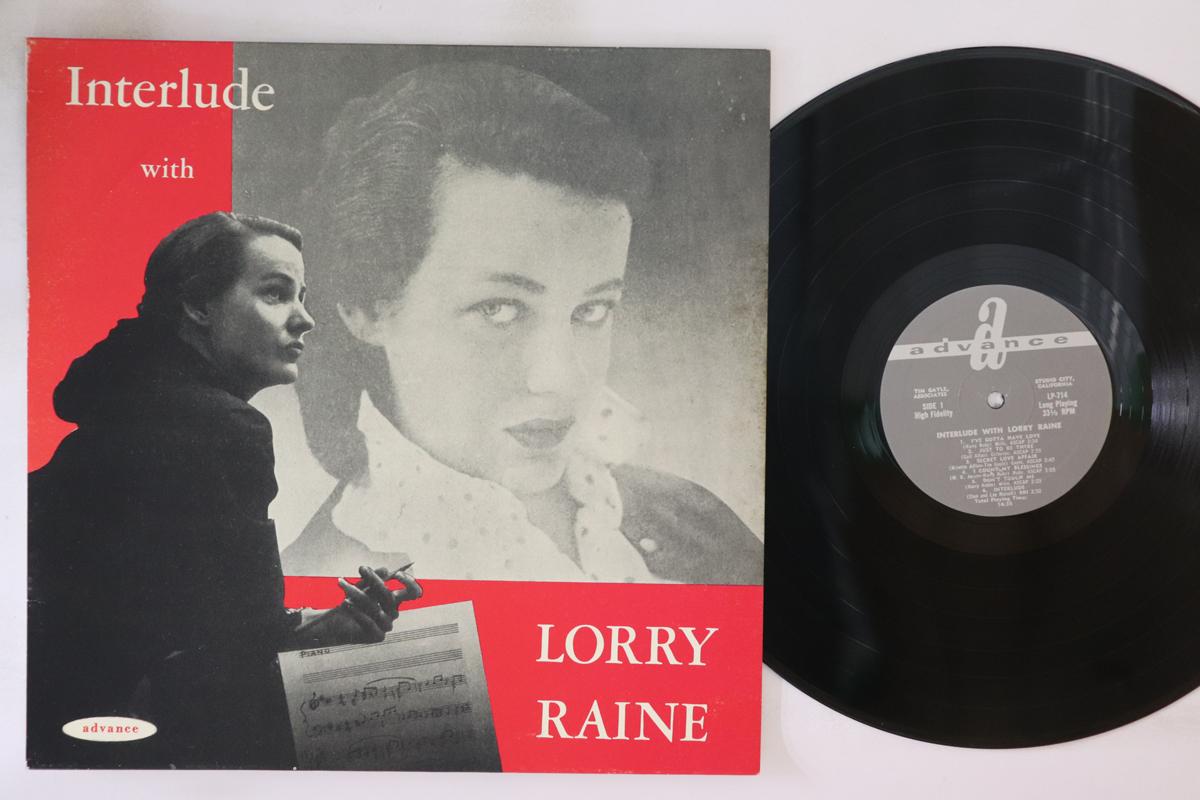 LP Record LORRY RAINE - Interlude With Lorry Raine LP714 ADVACE 1957 US Jazz Used
LP Record LORRY RAINE - Interlude With Lorry Raine LP714 ADVACE 1957 US Jazz Used