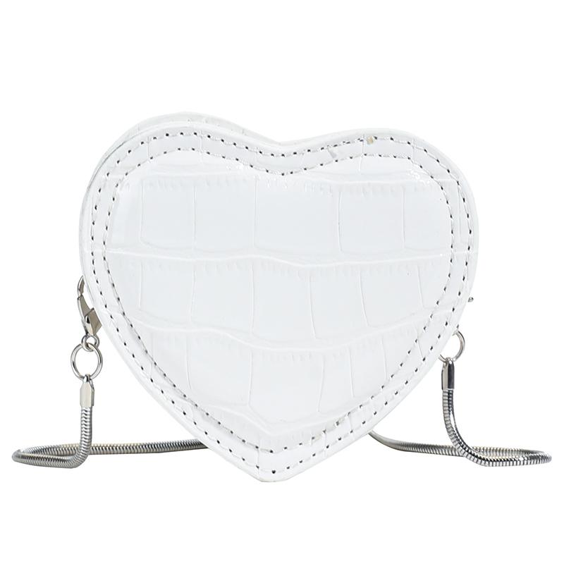 Exquisite Mini Chains Glossy PU Heart Shape Shoulder Bags Alligator Pattern Personality Fashion Girl‘s Crossbody Bags 2025 New білий
Exquisite Mini Chains Glossy PU Heart Shape Shoulder Bags Alligator Pattern Personality Fashion Girl‘s Crossbody Bags 2025 New білий