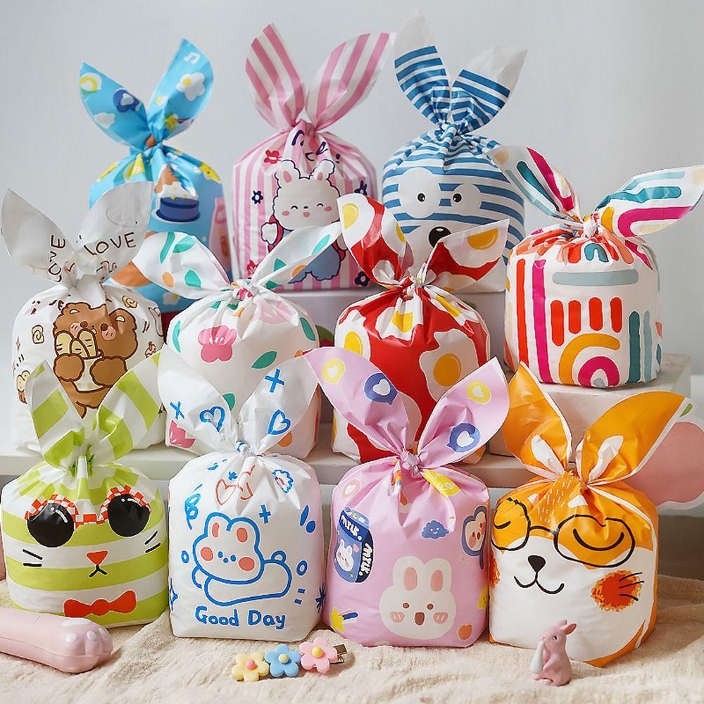 50Pcs Plastic Rabbit Ear Candy Bags Cartoon Cookie Packaging Bags Children Birthday Party Style 11
50Pcs Plastic Rabbit Ear Candy Bags Cartoon Cookie Packaging Bags Children Birthday Party Style 11