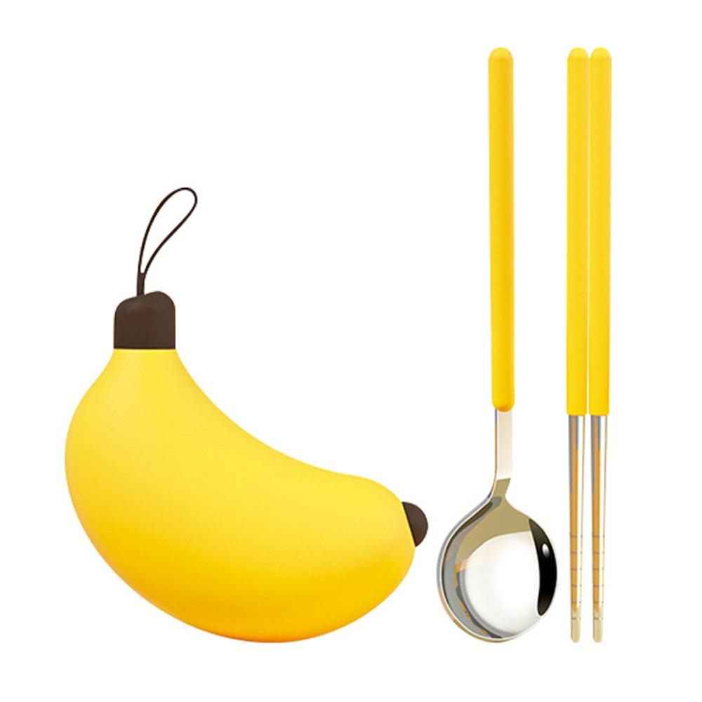 Banana Storage Box Portable Tableware Set 304 Stainless Steel Picnic Dinner Set жёлтый
Banana Storage Box Portable Tableware Set 304 Stainless Steel Picnic Dinner Set жёлтый