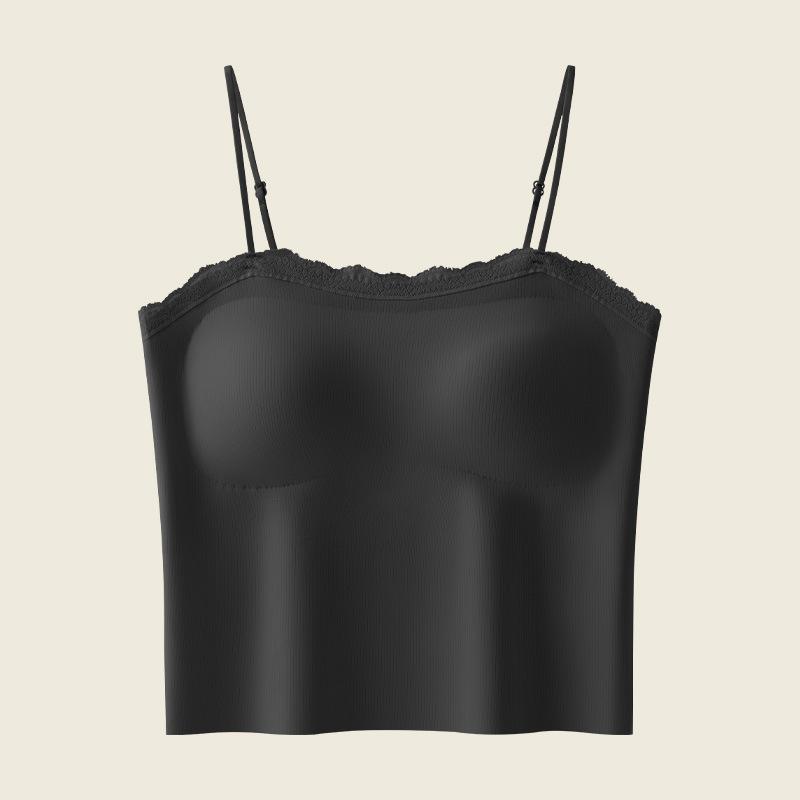 Small sling vest with chest pad inside, bra integrated tube top - beautiful back integrated M (40-59.5kg ) abc чёрный
Small sling vest with chest pad inside, bra integrated tube top - beautiful back integrated M (40-59.5kg ) abc чёрный