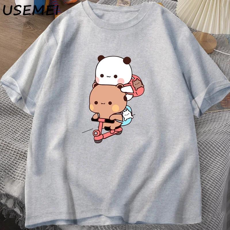 Panda and Brownie Bear Couple Bike Riding T-shirts Oversized Funny Cartoon T Shirt Men Cotton O Neck Men s Clothing Streetwear L сірий
Panda and Brownie Bear Couple Bike Riding T-shirts Oversized Funny Cartoon T Shirt Men Cotton O Neck Men s Clothing Streetwear L сірий
