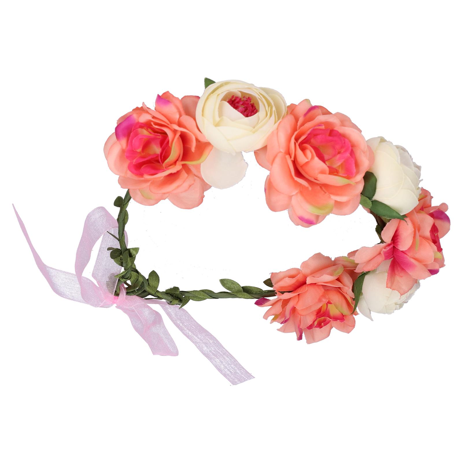 Flower Wreath Headband Floral Garland Headpiece Artificial Floral Crown for Women
Flower Wreath Headband Floral Garland Headpiece Artificial Floral Crown for Women