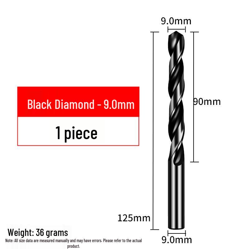 Sailite Black Steel HSS Twist Drill Bit – Super Hard, High-Speed for Pistol Drills
Sailite Black Steel HSS Twist Drill Bit – Super Hard, High-Speed for Pistol Drills