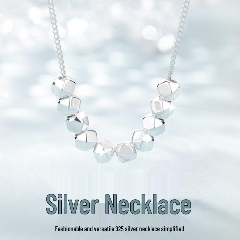 Elegant Sterling Silver Sugar Cube Necklace for Women - Luxurious, High-End Design, Ideal Birthday Gift for Girlfriend 925 Silver серебряный/чистый
Elegant Sterling Silver Sugar Cube Necklace for Women - Luxurious, High-End Design, Ideal Birthday Gift for Girlfriend 925 Silver серебряный/чистый