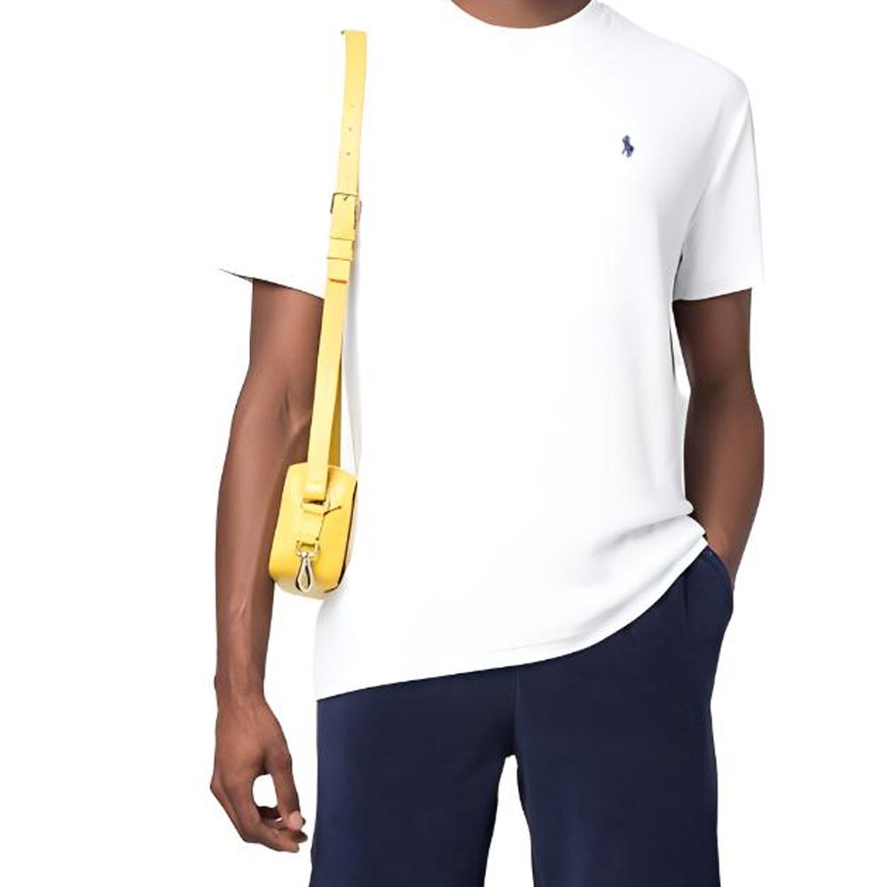 Polo Ralph Lauren SS23 однотонная повседневная футболка с вышитым логотипом и коротким рукавом, мужские топы, белый цвет 710901045-001 L
Polo Ralph Lauren SS23 однотонная повседневная футболка с вышитым логотипом и коротким рукавом, мужские топы, белый цвет 710901045-001 L