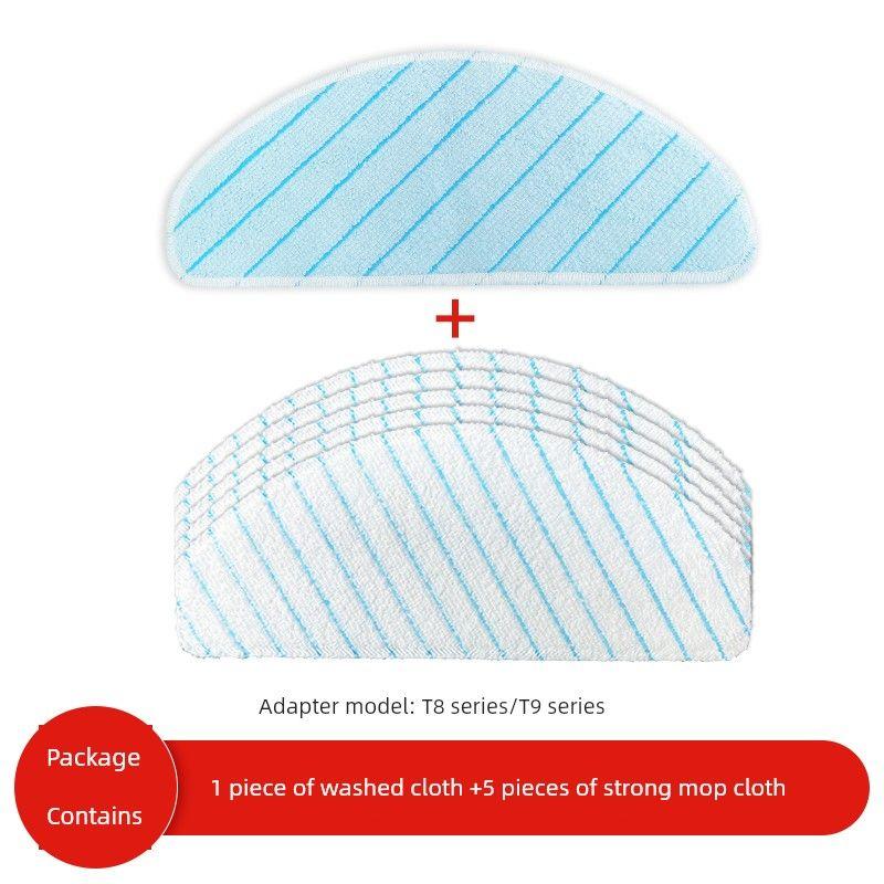 Applicable to Ecovacs Sweeping Robot Accessories T9 Max/Power Disposable Wet Mop Rag Filter Roll Side Brush 1 Washable Rag + 5 Strong Mopping Rags
Applicable to Ecovacs Sweeping Robot Accessories T9 Max/Power Disposable Wet Mop Rag Filter Roll Side Brush 1 Washable Rag + 5 Strong Mopping Rags