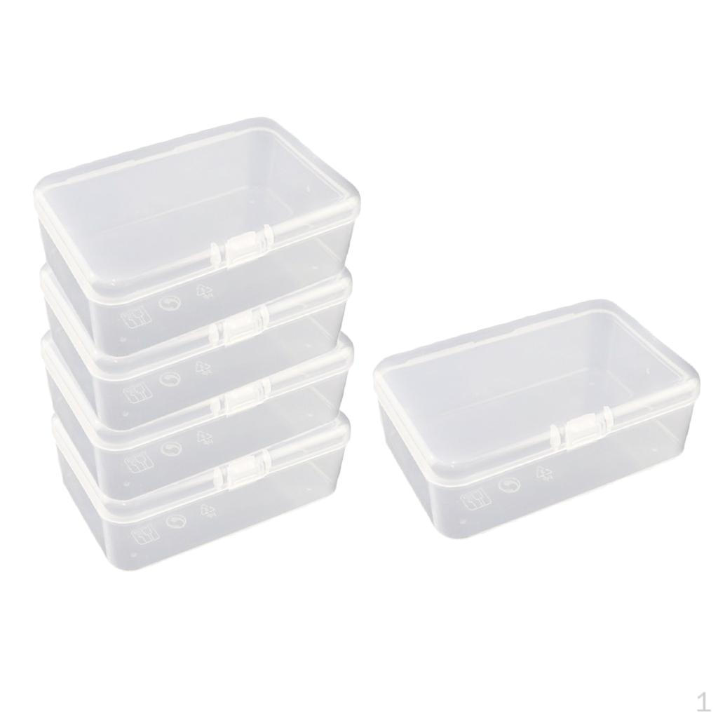 5 Lot Clear Dustproof Case Holder Box for Trinkets Beads Glitters
5 Lot Clear Dustproof Case Holder Box for Trinkets Beads Glitters