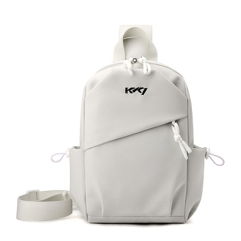 Сумка через плечо женская сумка тренд простая модная большая вместительная ручная нейлоновая сумка белый