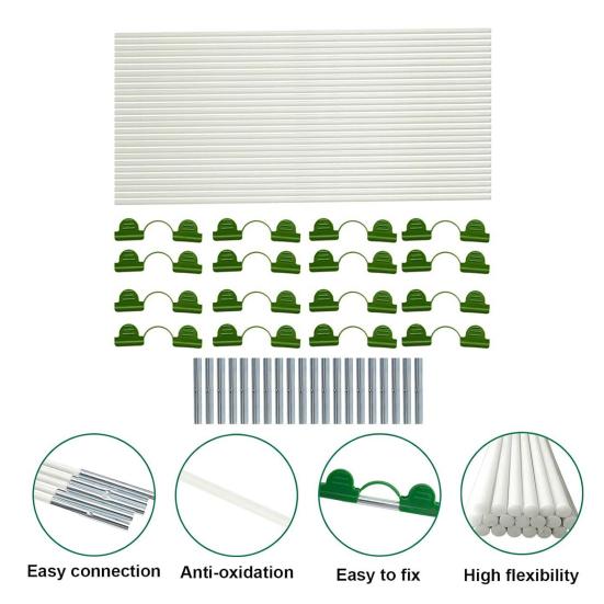 Yousheng 25/36/50Pcs Plant Support Piles Easy Installation Ultra-Fine Garden Stakes Rust-resistant Garden Pillars Home Garden Supplies 25 pcs
Yousheng 25/36/50Pcs Plant Support Piles Easy Installation Ultra-Fine Garden Stakes Rust-resistant Garden Pillars Home Garden Supplies 25 pcs