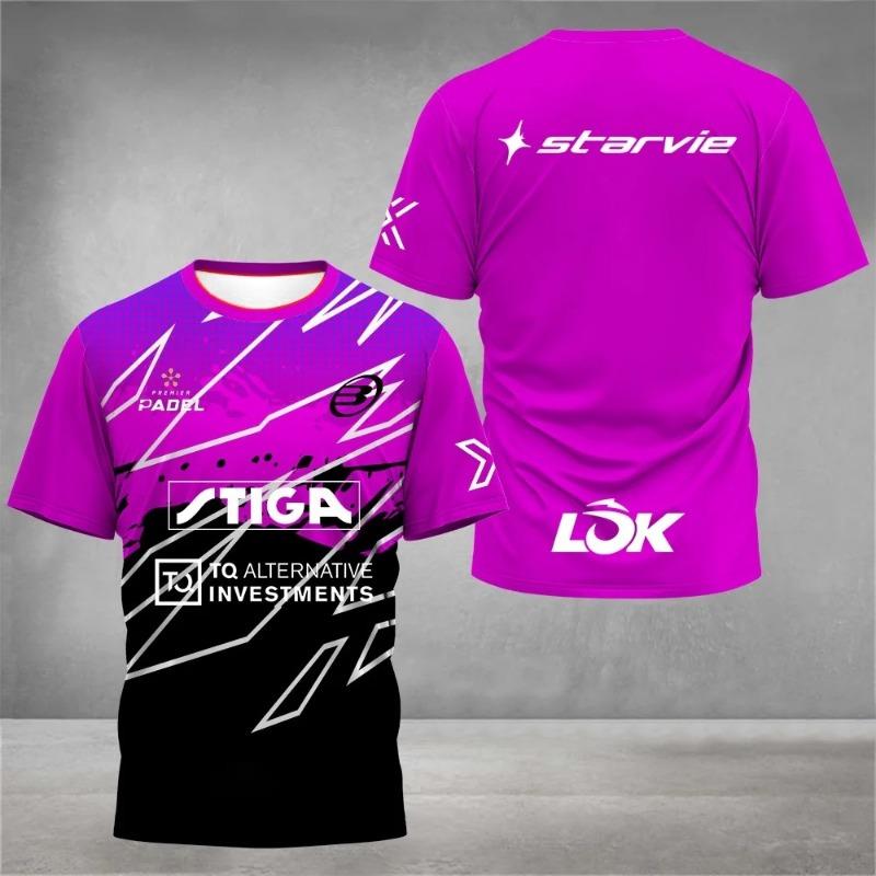 New PADEL Tennis Shirt Breathable Quick Drying Men s and Women s Fitness and Leisure Round Neck Versatile Short Sleeve T-shirt 4XL
New PADEL Tennis Shirt Breathable Quick Drying Men s and Women s Fitness and Leisure Round Neck Versatile Short Sleeve T-shirt 4XL