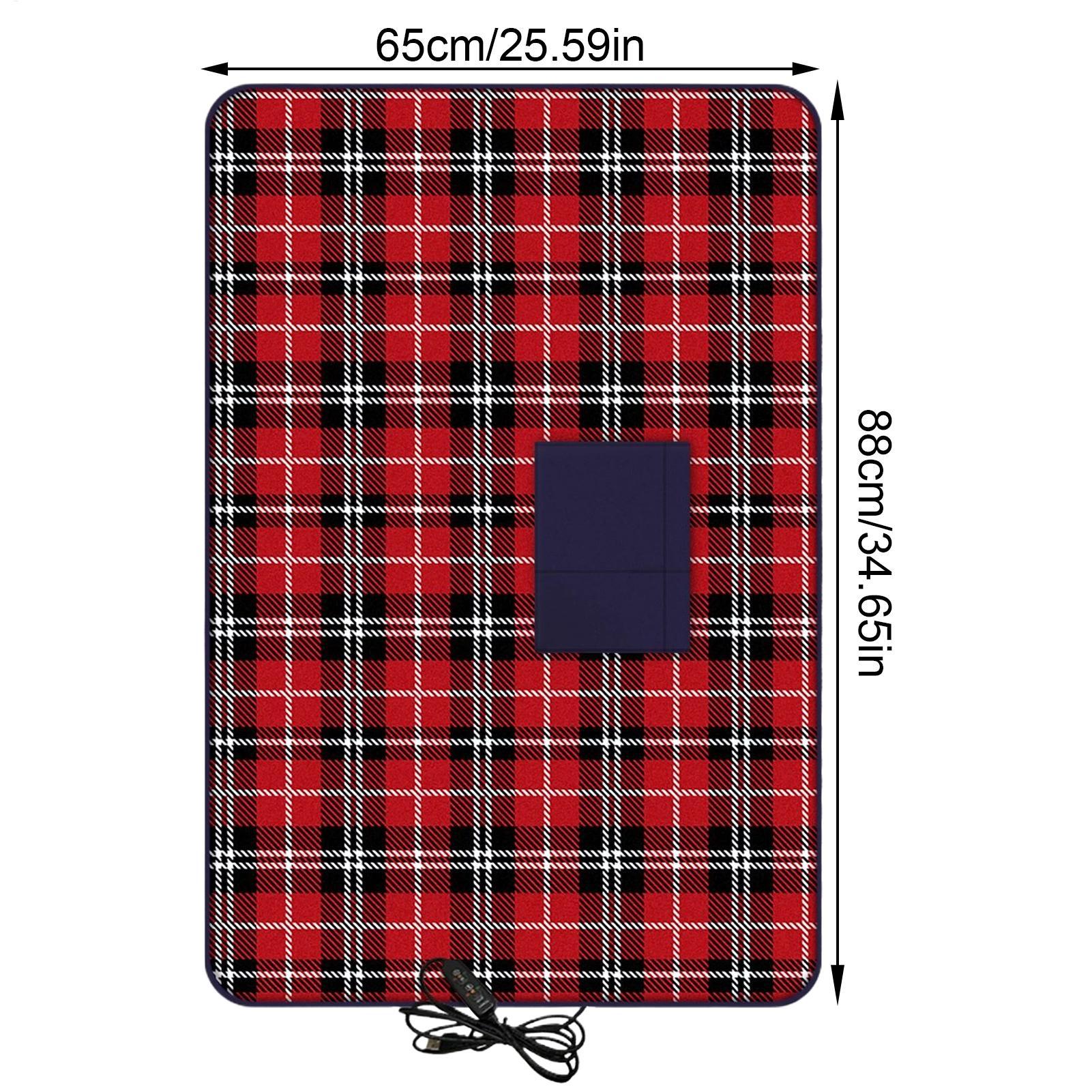 USB Heated Blanket with Timer, Full Body Warming Shawl for Shoulder Neck Back Pain Relief in Office Car & Home Use CN
USB Heated Blanket with Timer, Full Body Warming Shawl for Shoulder Neck Back Pain Relief in Office Car & Home Use CN