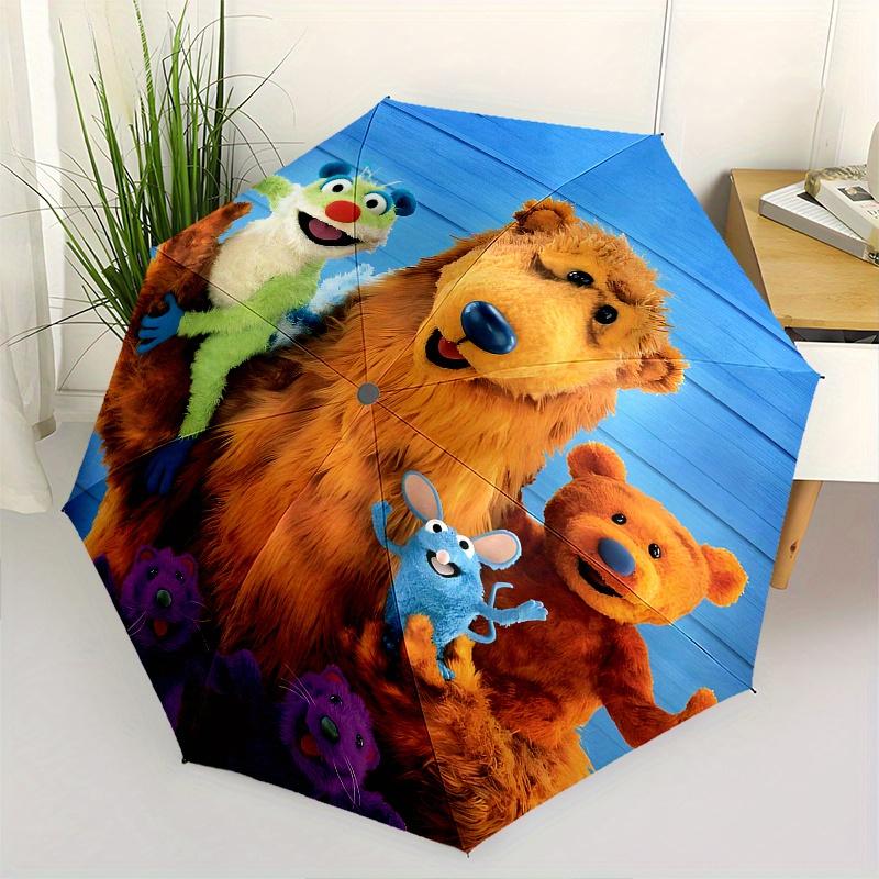 Bear in the Big Blue House Automatic Folding Umbrella 8 Ribs Lightweight Design, Durable Iron Frame, Compact and Portable, Ideal Birthday
Bear in the Big Blue House Automatic Folding Umbrella 8 Ribs Lightweight Design, Durable Iron Frame, Compact and Portable, Ideal Birthday