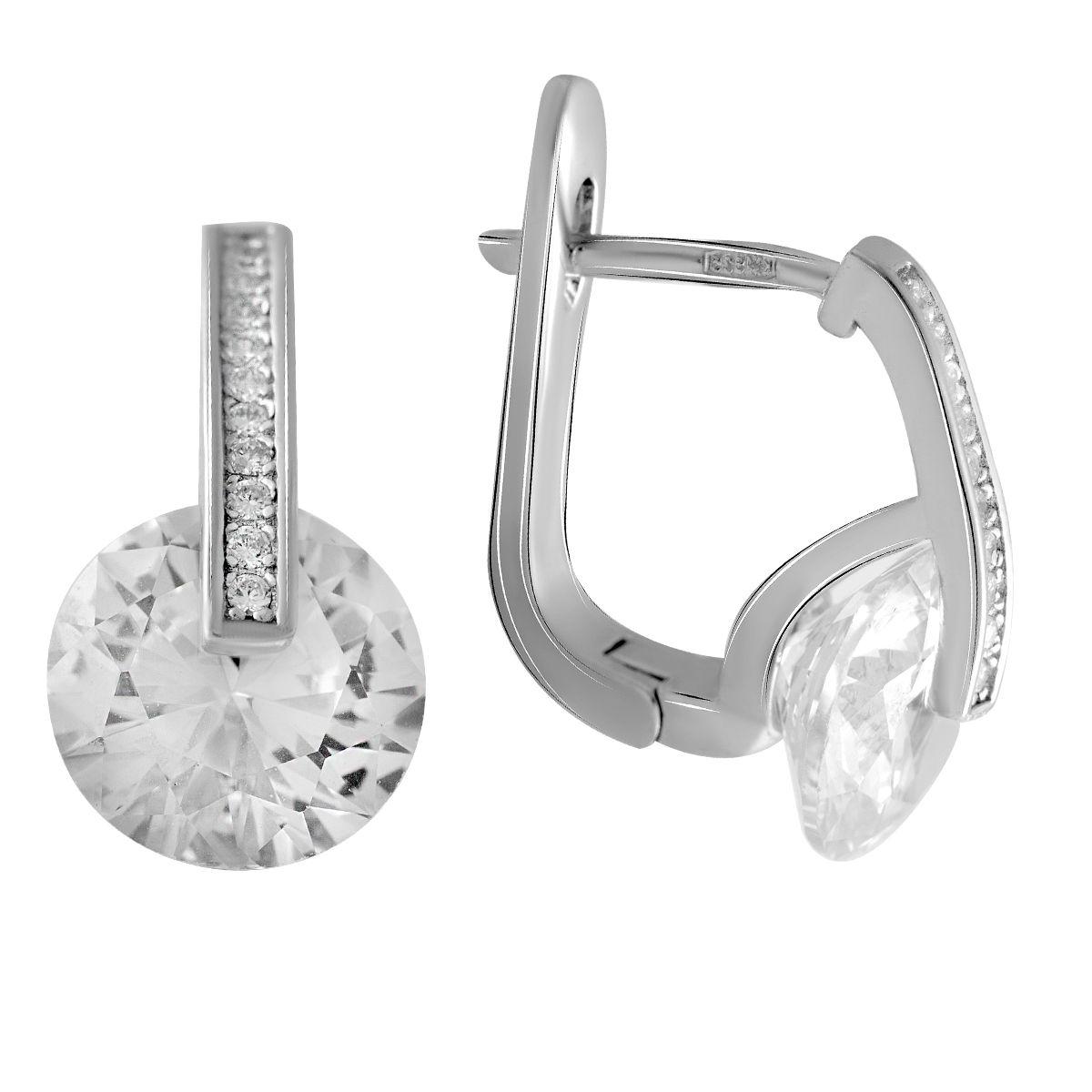 Срібні сережки з фіанітами (2055471)
Срібні сережки з фіанітами (2055471)