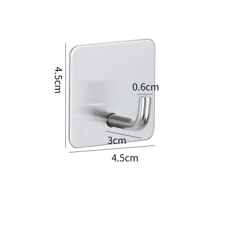 Square Adhesive Hooks, Wall Mounted Towel Hooks Without Drilling, Hanging Hooks Racks, Shower Clothes Hanger Silver Square J Hook
Square Adhesive Hooks, Wall Mounted Towel Hooks Without Drilling, Hanging Hooks Racks, Shower Clothes Hanger Silver Square J Hook