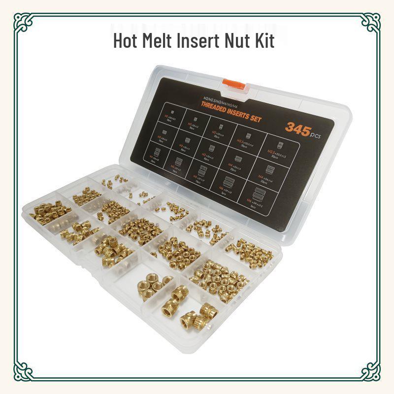 Dotbit Brass Insert Nut Set for Soldering Iron, M2-M6 Sizes Insert Nut M2/100pcs
Dotbit Brass Insert Nut Set for Soldering Iron, M2-M6 Sizes Insert Nut M2/100pcs
