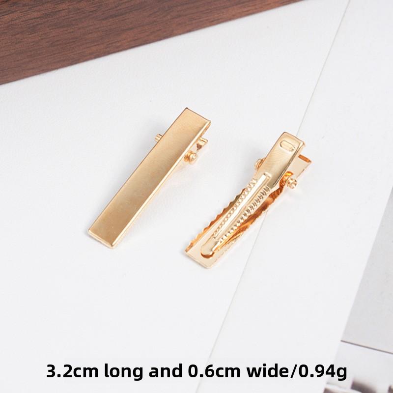 Квадратный зажим-уточка, Нижний зажим, Прямой зажим, Заколка для волос, Боковой зажим, Зажим-уточка, Материал для аксессуаров для волос 3.2cm-100pcs золотой
Квадратный зажим-уточка, Нижний зажим, Прямой зажим, Заколка для волос, Боковой зажим, Зажим-уточка, Материал для аксессуаров для волос 3.2cm-100pcs золотой
