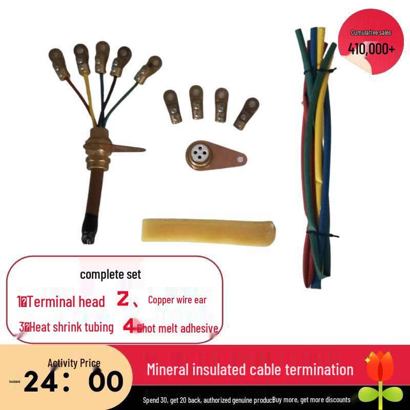 BTTZ 4X4 Mineral Insulated Cable Head with Terminals (Complete Set) 5 Cores, 2.5mm²
BTTZ 4X4 Mineral Insulated Cable Head with Terminals (Complete Set) 5 Cores, 2.5mm²